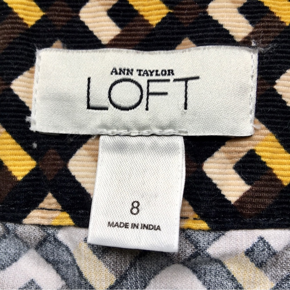 Retro Loft Geometric Pattern Skirt! - image 6